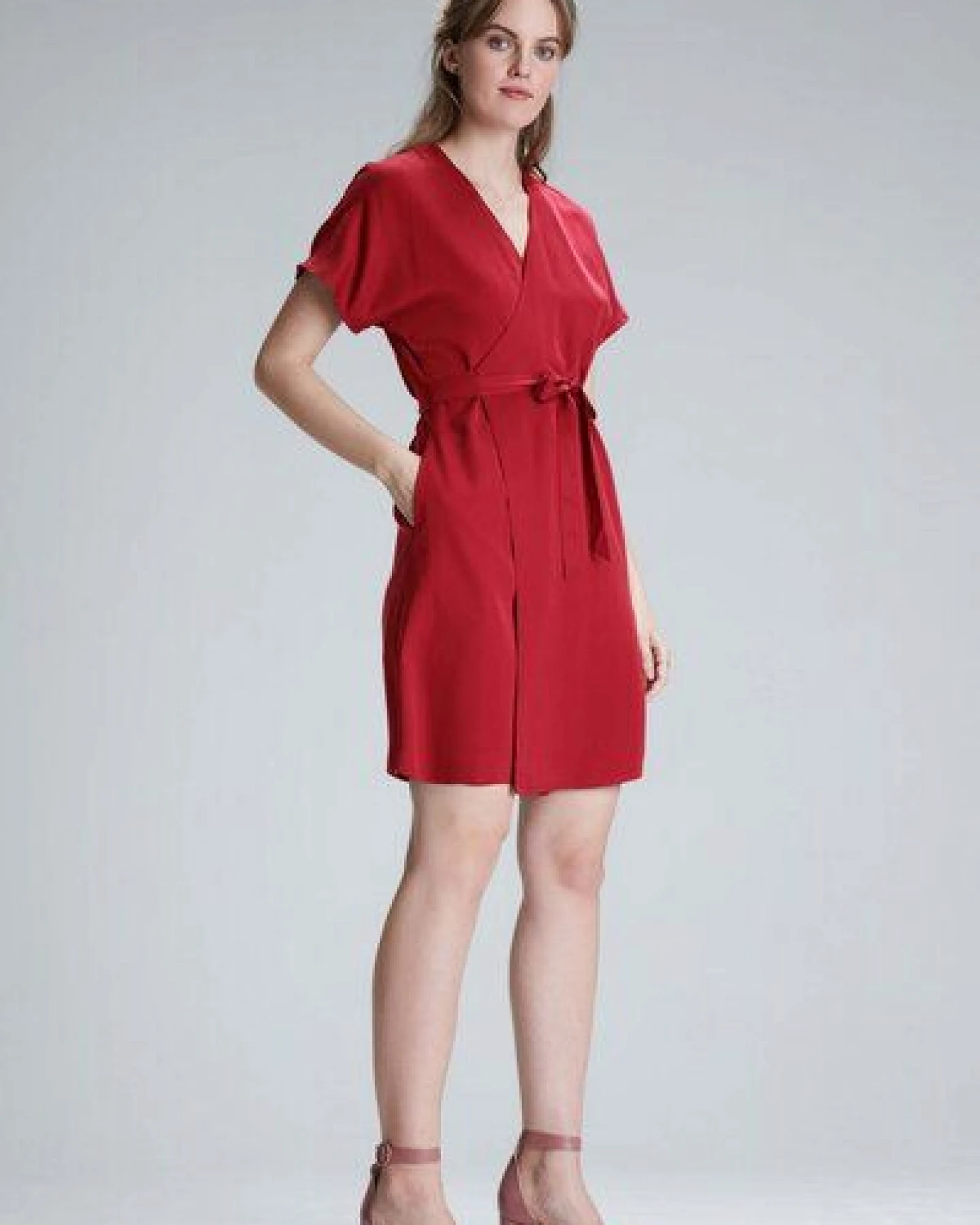 Studio Hertzberg Wickelkleid "CAAR-MEN" aus Tencel – Ansicht 2