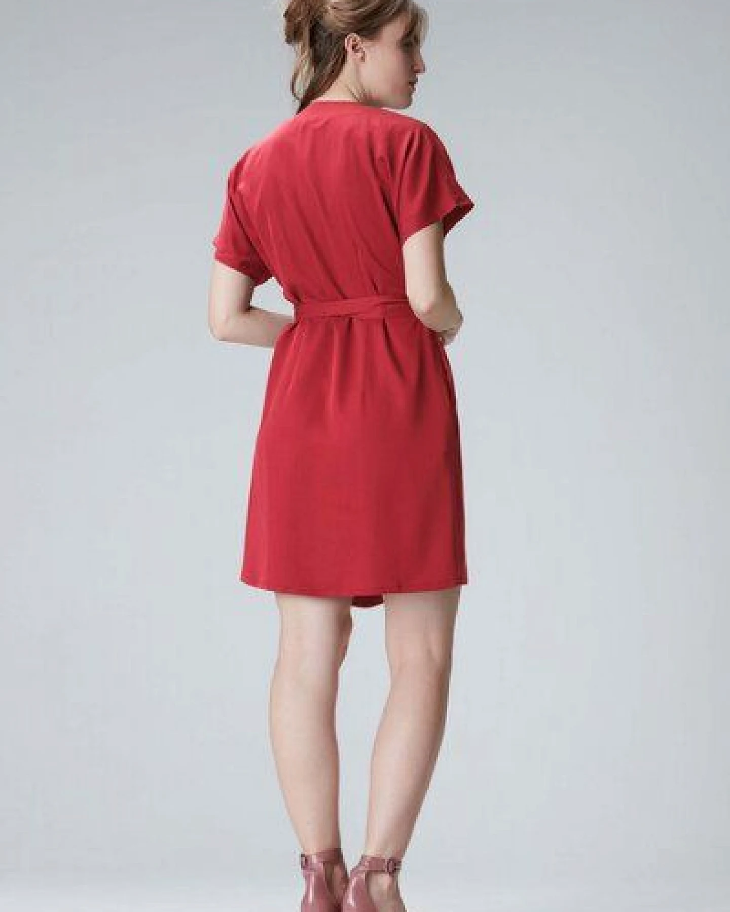 Studio Hertzberg Wickelkleid "CAAR-MEN" aus Tencel – Ansicht 3