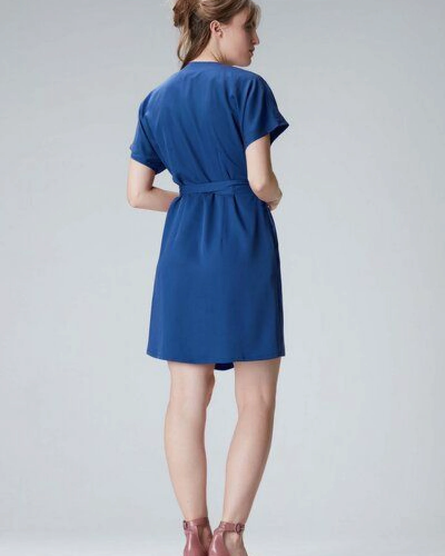 Studio Hertzberg Wickelkleid "CAAR-MEN" aus Tencel – Ansicht 3