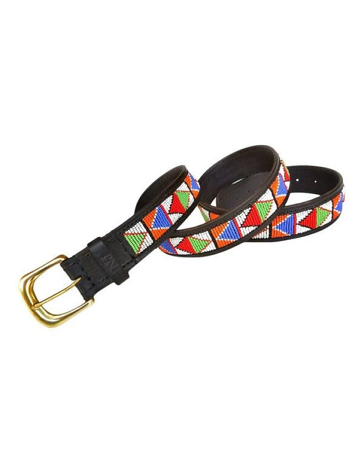 Zinj Design Massai Ledergürtel - Samburu Kenia - Unisex