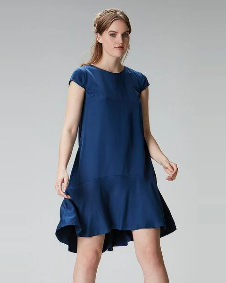 Studio Hertzberg Volantkleid "KAARLA" aus Tencel
