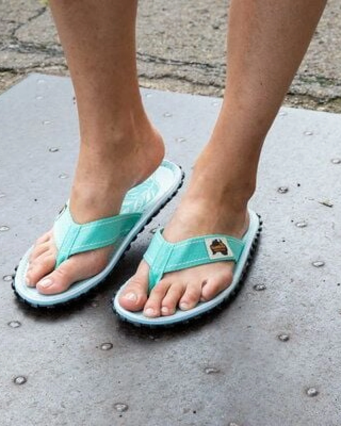 GUMBIES Boho Mint - Nachhaltige Sommerschuhe für Damen – Ansicht 4