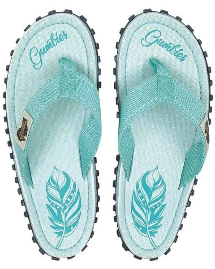 GUMBIES Boho Mint - Nachhaltige Sommerschuhe für Damen