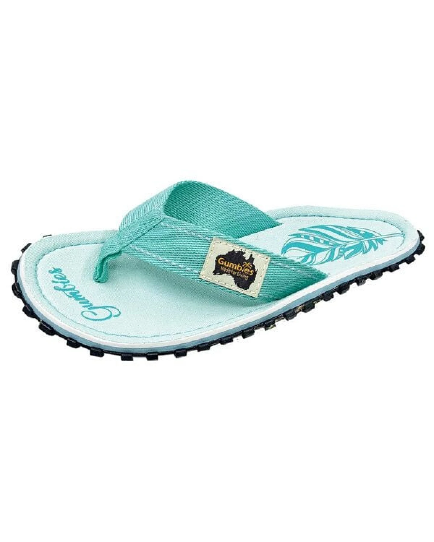 GUMBIES Boho Mint - Nachhaltige Sommerschuhe für Damen – Ansicht 3