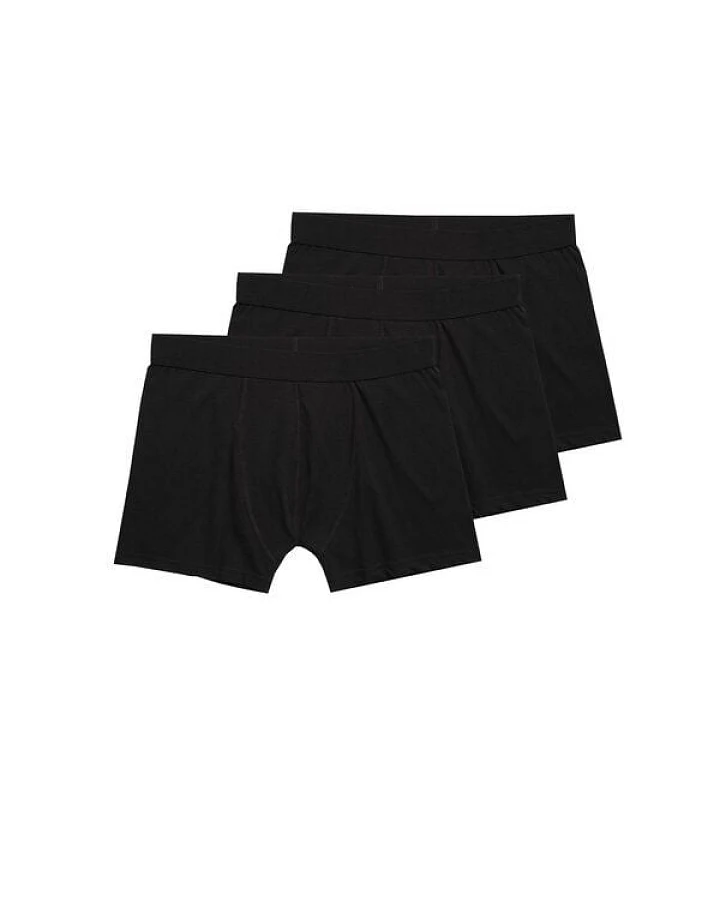 ThokkThokk 3 Pack Herren Trunks Boxershorts Black Bio Fair TT15/BTD15 (GOTS)