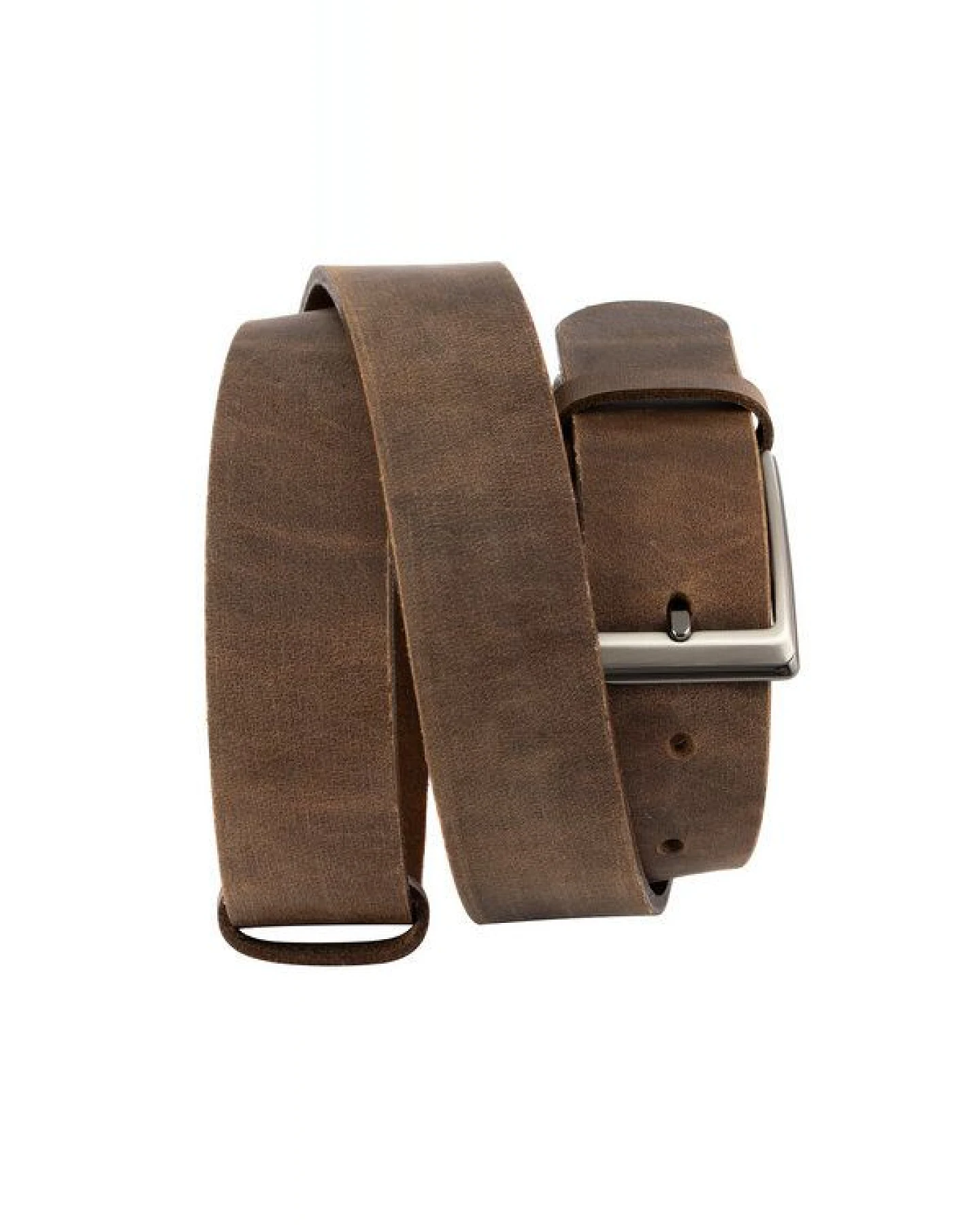 Simaru Herren Ledergürtel Orleans Used-Look, Premium Leder pflanzlich gegerbt – Ansicht 3