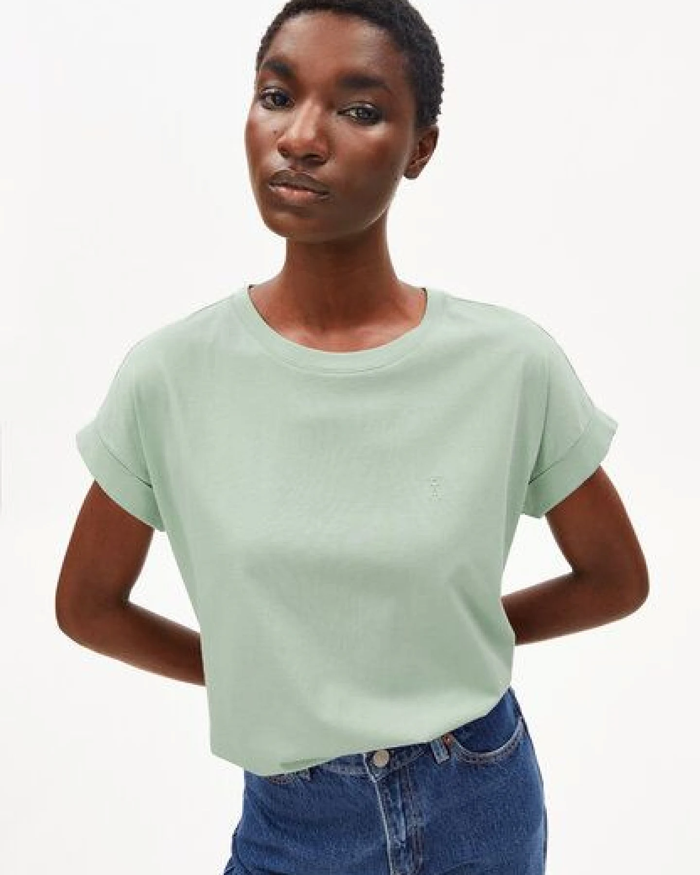 ARMEDANGELS IDAARA Damen T-Shirt aus Bio-Baumwolle – Ansicht 3