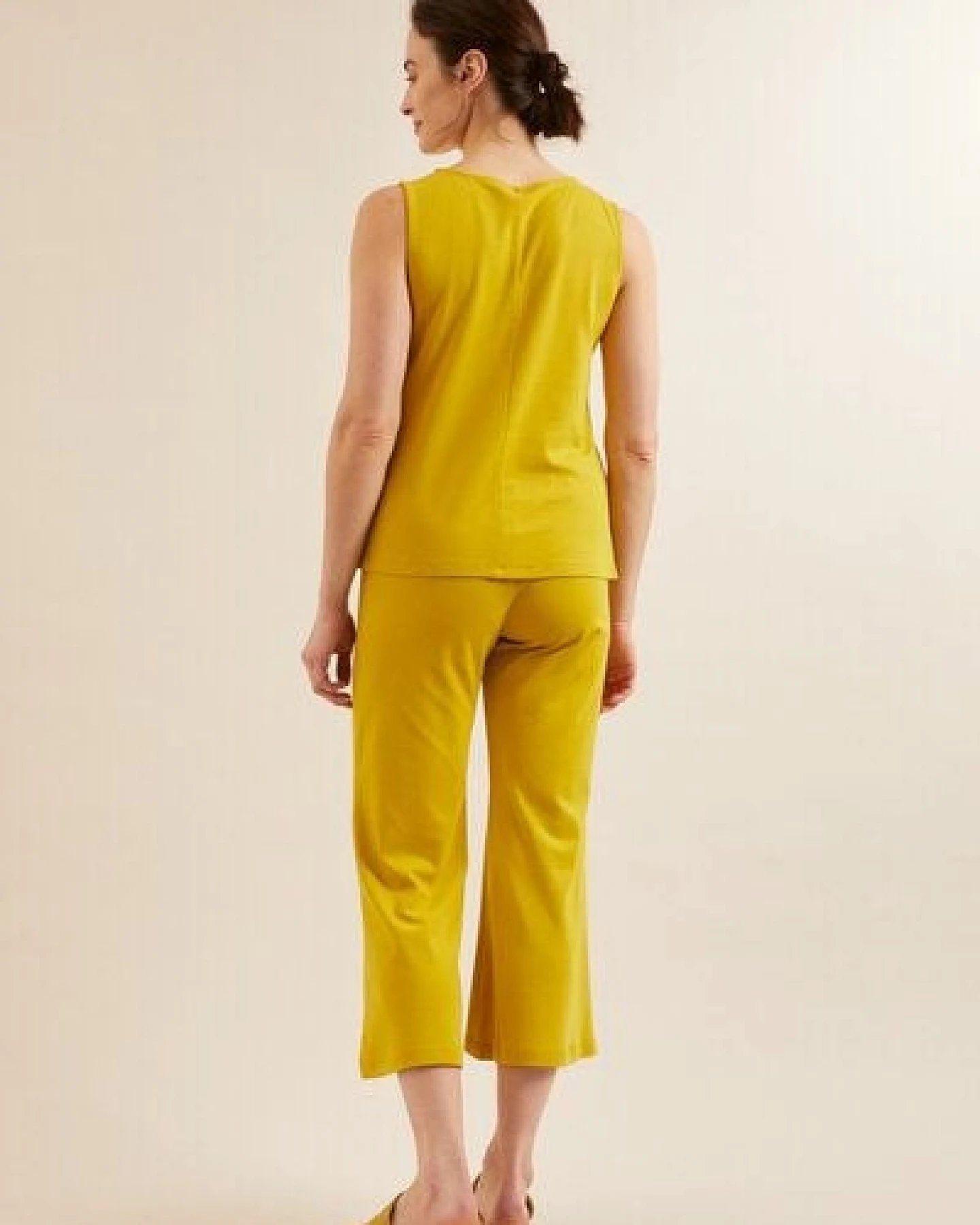 LANIUS Top aus Tencel Lyocell mit Bio-Baumwolle – Ansicht 4