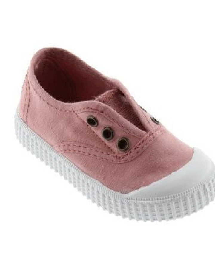 Victoria vegane Kinder-Schlüpfsneaker – Tintada de Lona