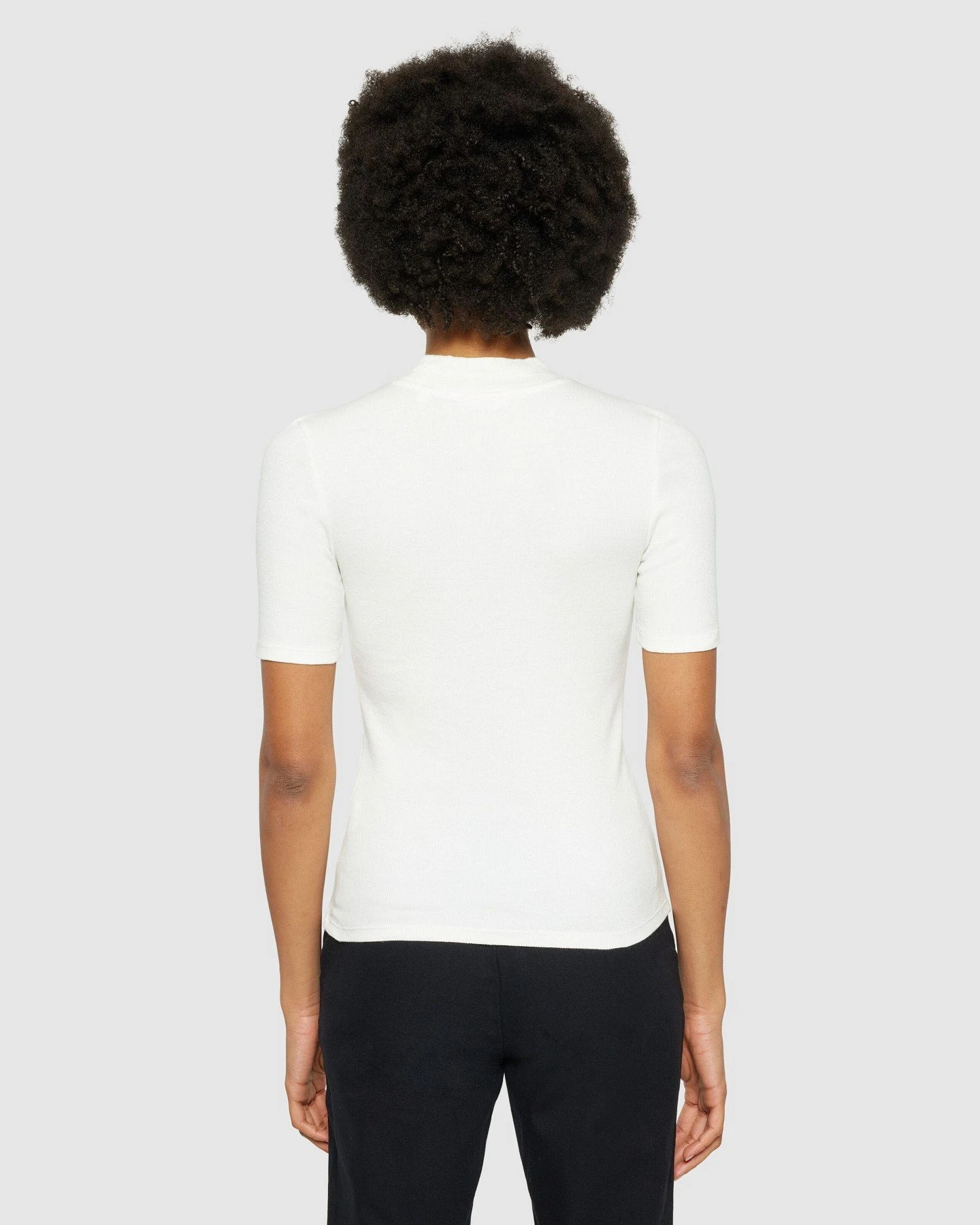 T-Shirt Rib High Neck – Ansicht 2