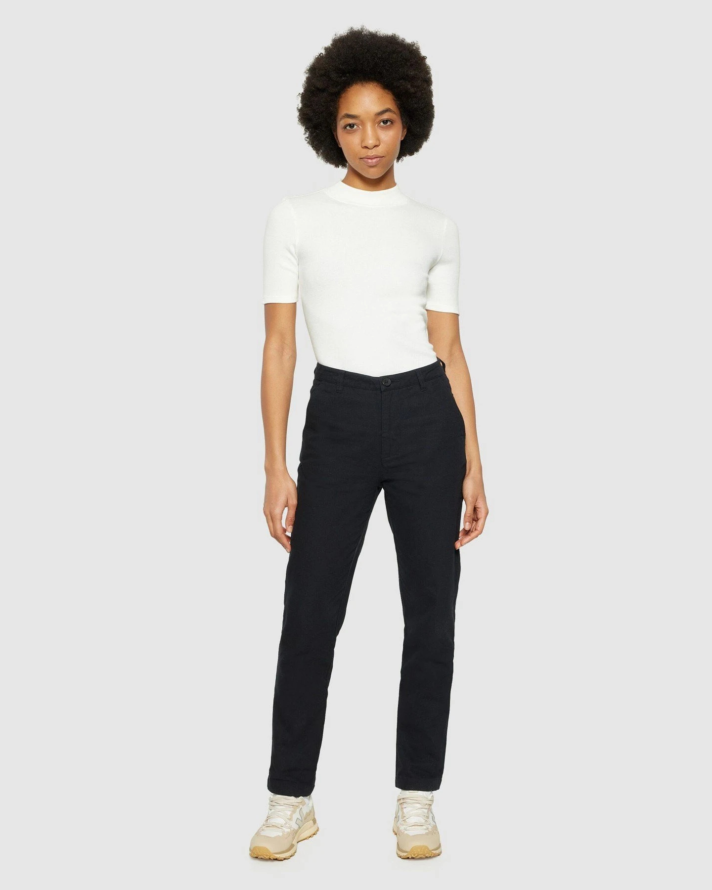 T-Shirt Rib High Neck – Ansicht 3