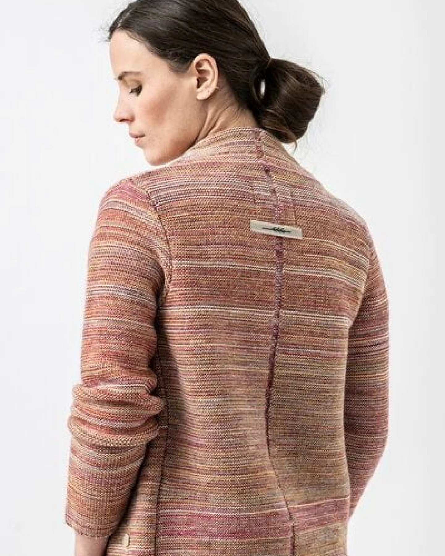 Grenz/gang Damen Strickjacke ELLY aus Schurwolle (kbT) - mouliné – Ansicht 2