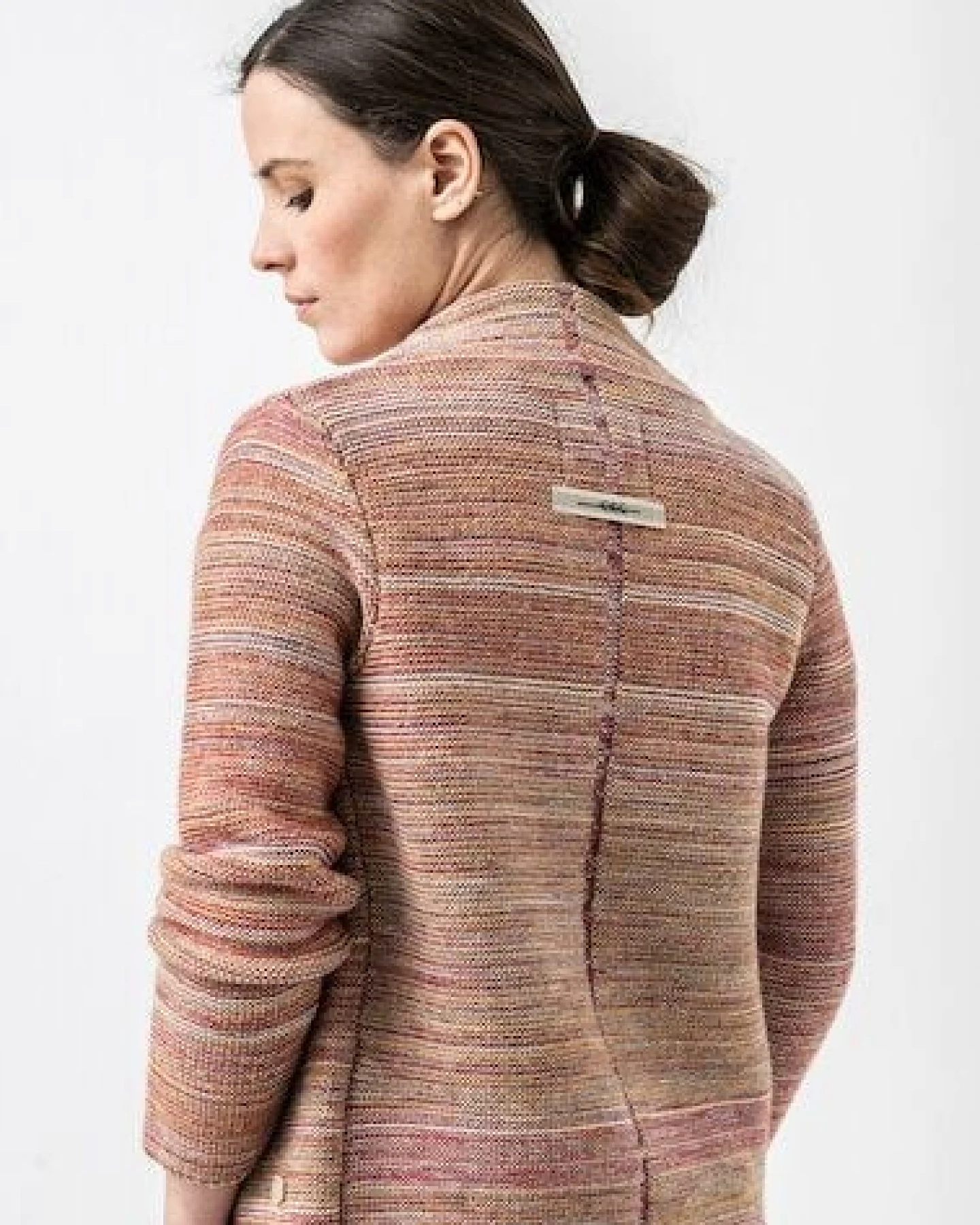 Grenz/gang Damen Strickjacke ELLY aus Schurwolle (kbT) - mouliné – Ansicht 3