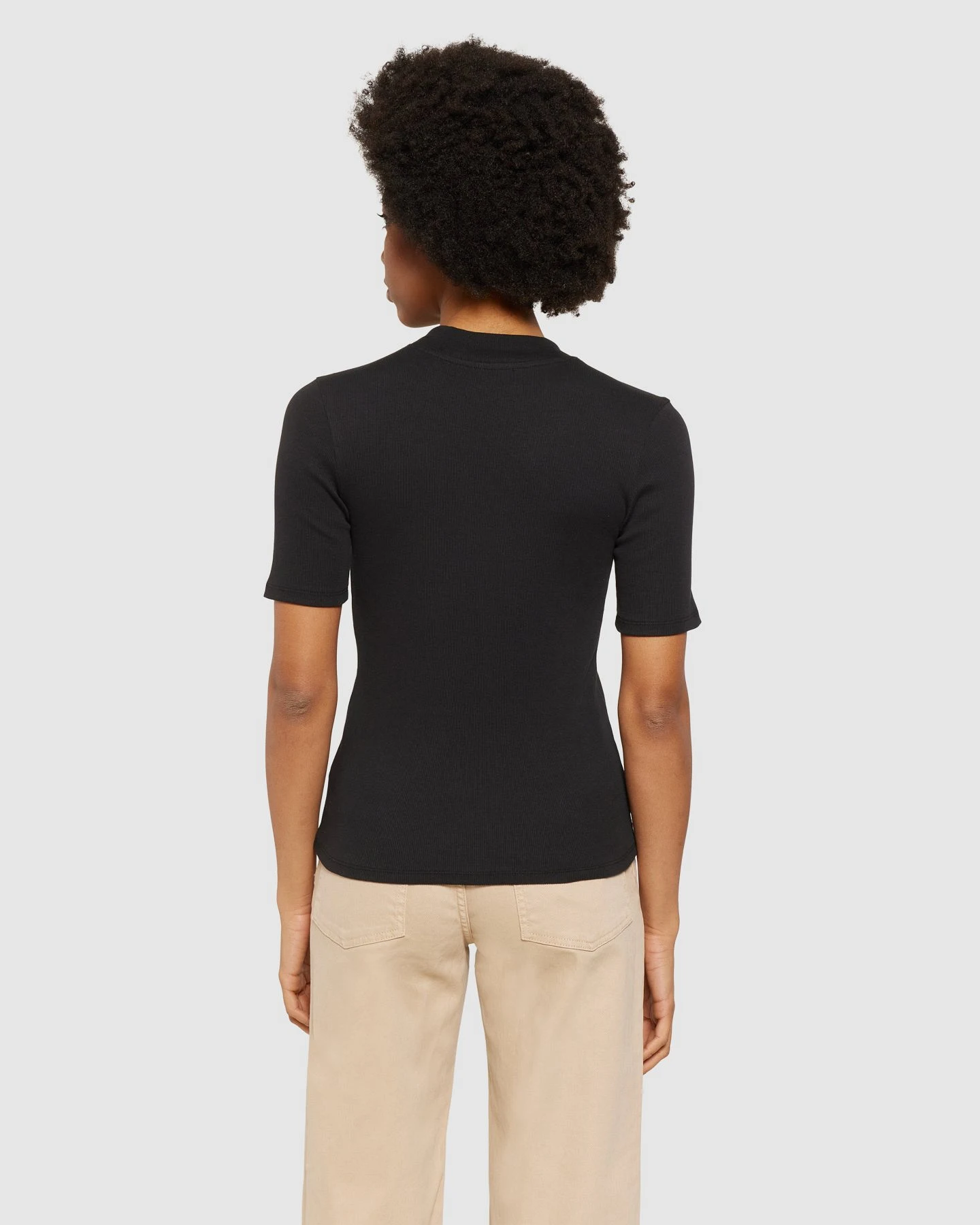 T-Shirt Rib High Neck – Ansicht 2