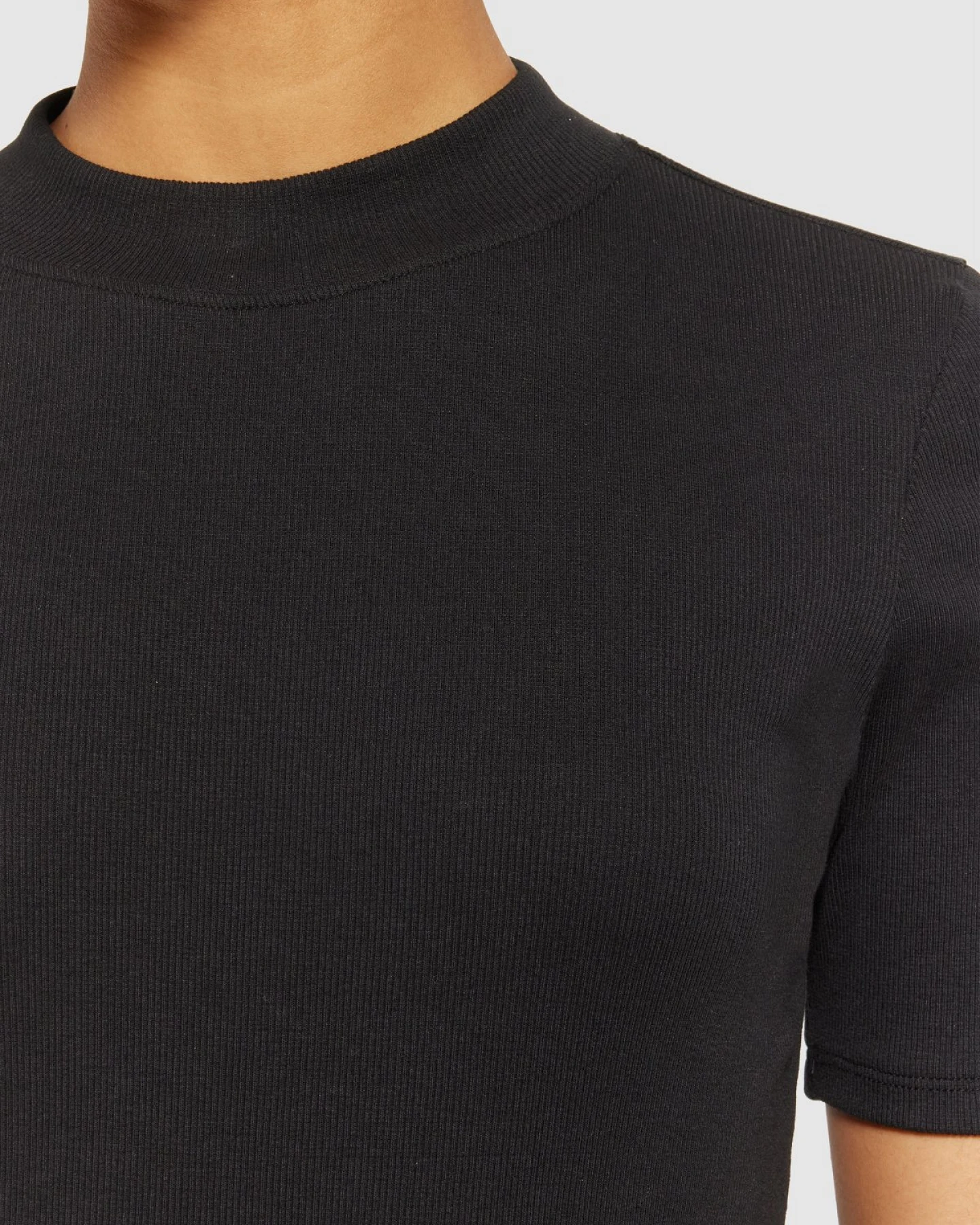 T-Shirt Rib High Neck – Ansicht 3