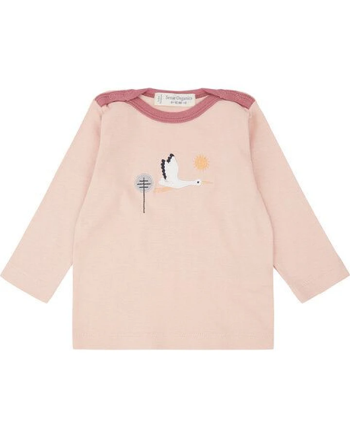 sense-organics Langarm Shirt * Luna Storch Möve * GOTS Fair Trade