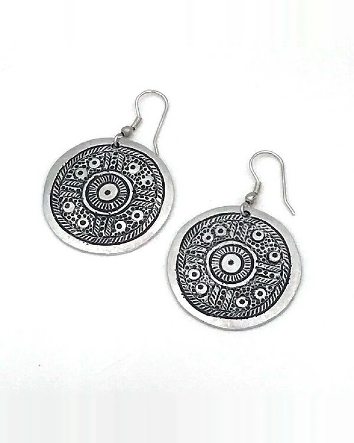 Bawa Hope Ohrringe Aluminium "DISK" recycelt