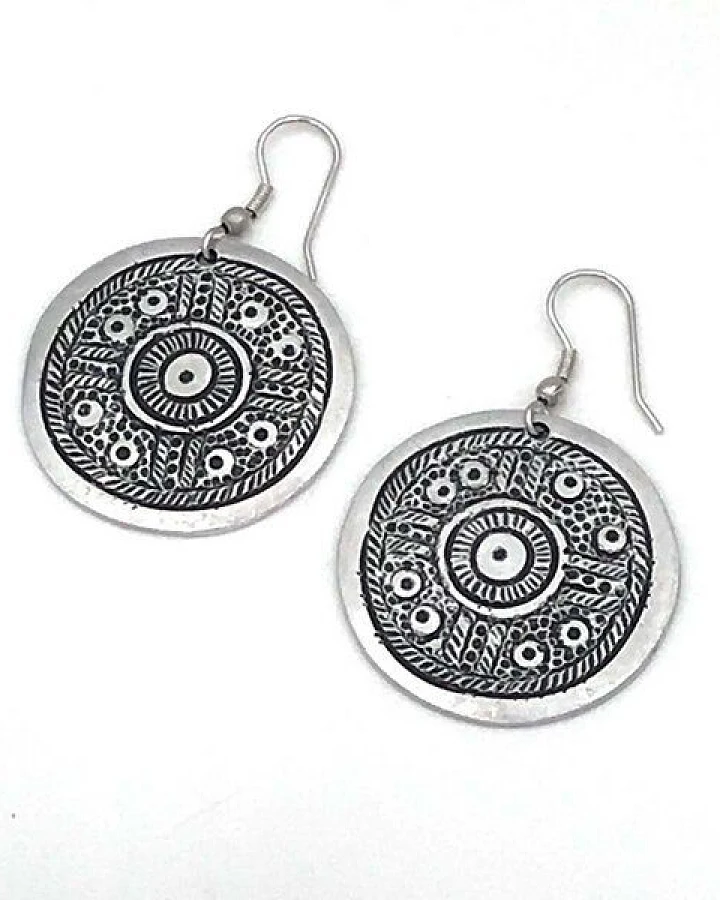 Bawa Hope Ohrringe Aluminium "DISK" recycelt