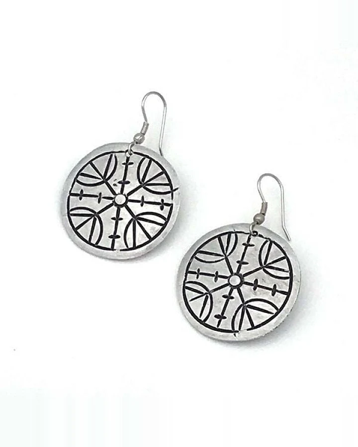 Bawa Hope Ohrringe Aluminium "Ornament" recycelt