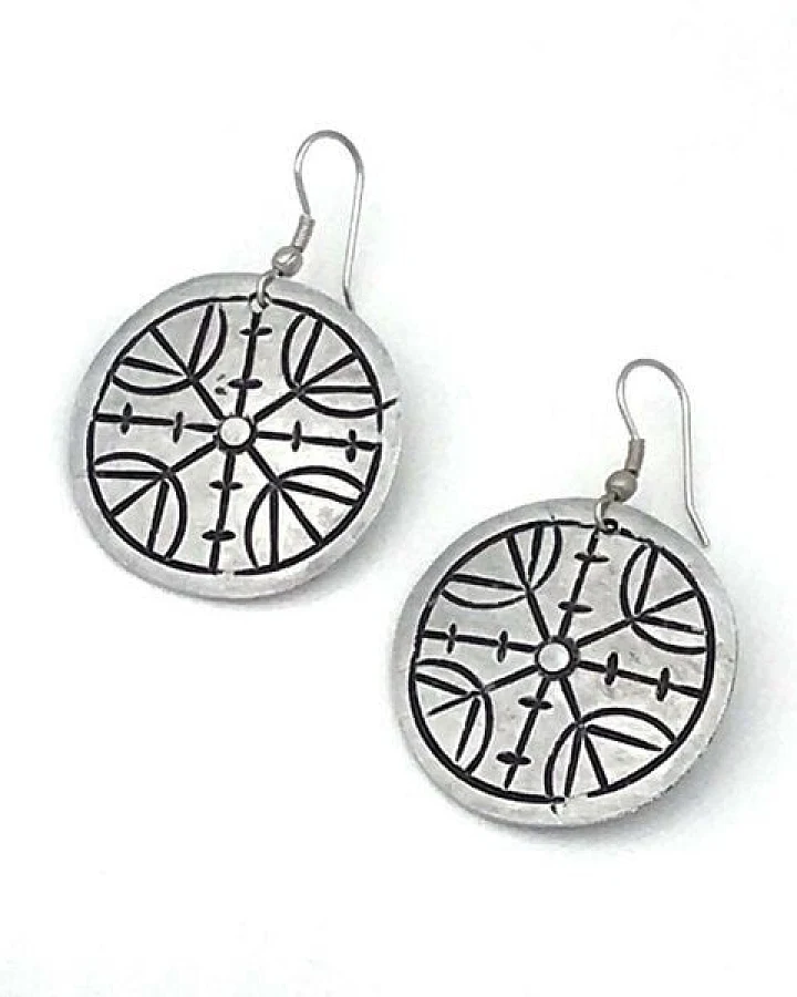 Bawa Hope Ohrringe Aluminium "Ornament" recycelt