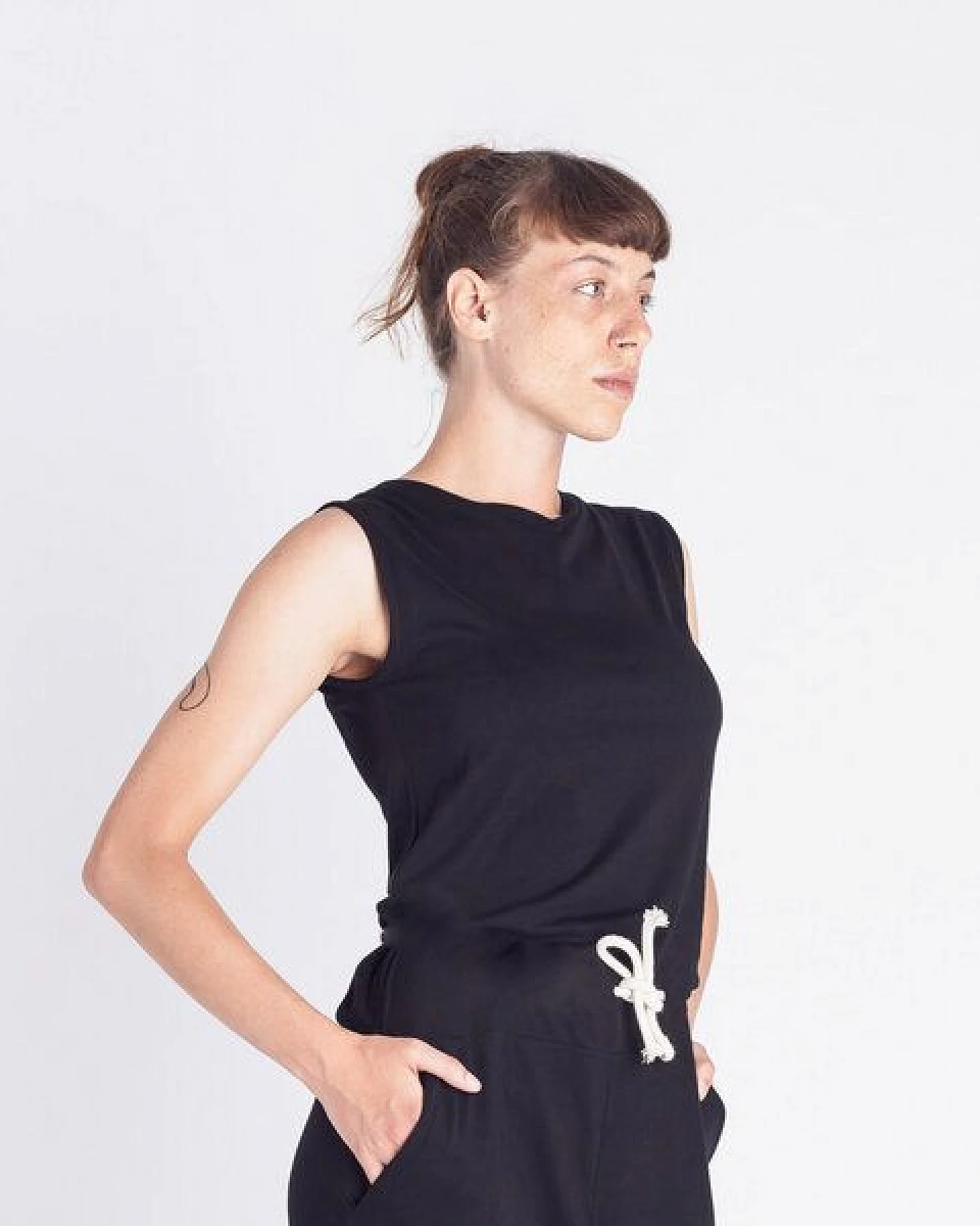 Degree Clothing Damen Jumpsuit aus Bio-Baumwolle - Riviera - schwarz – Ansicht 3
