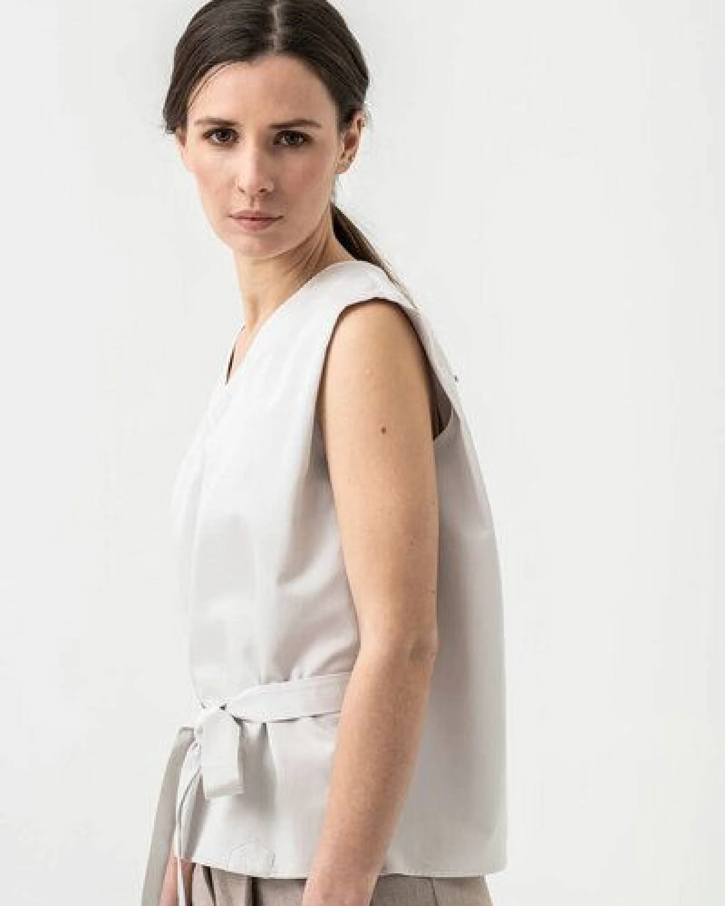 Grenz/gang Damen Bluse LUNA aus kontrolliert biologischer Baumwolle – Ansicht 2