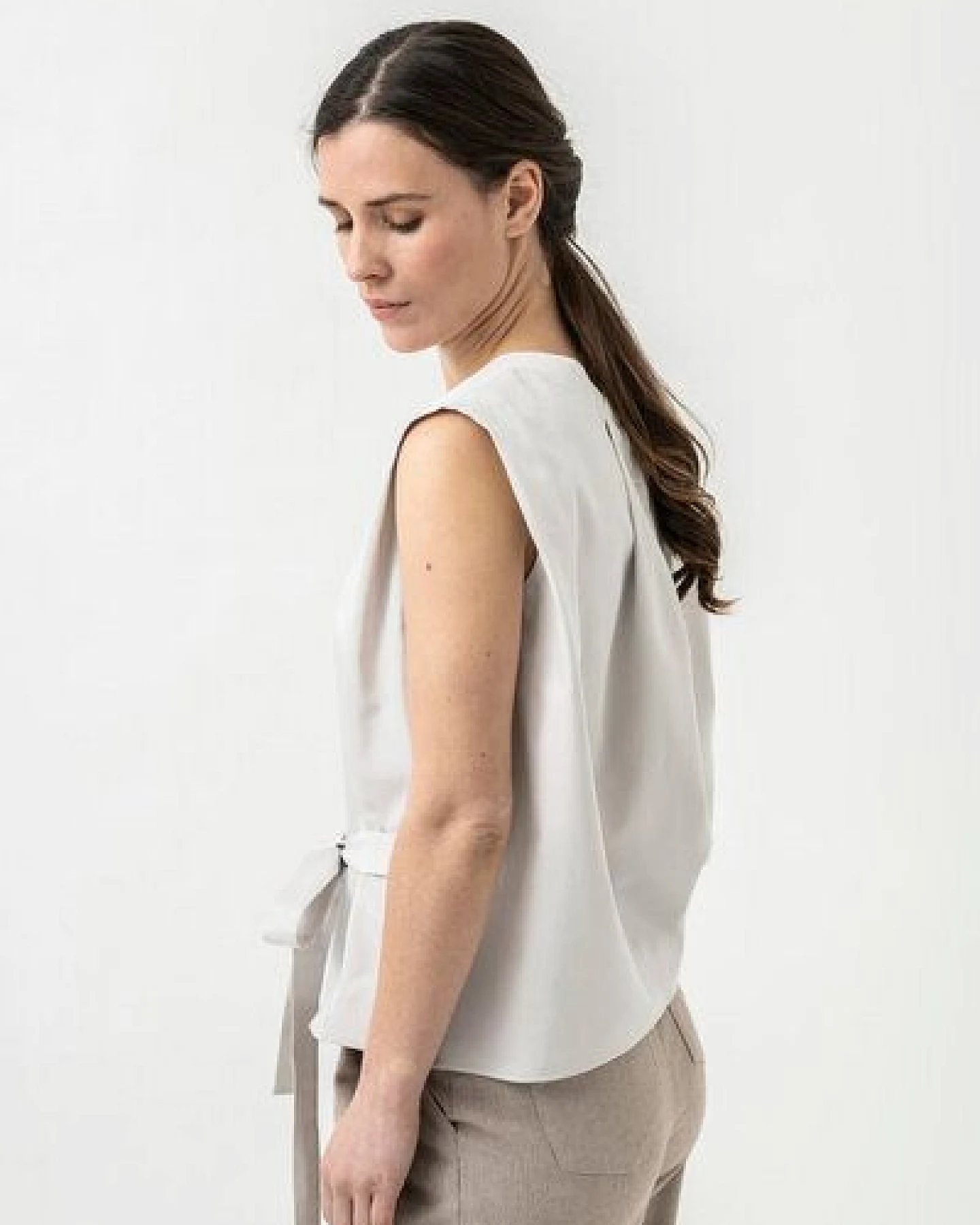 Grenz/gang Damen Bluse LUNA aus kontrolliert biologischer Baumwolle – Ansicht 4