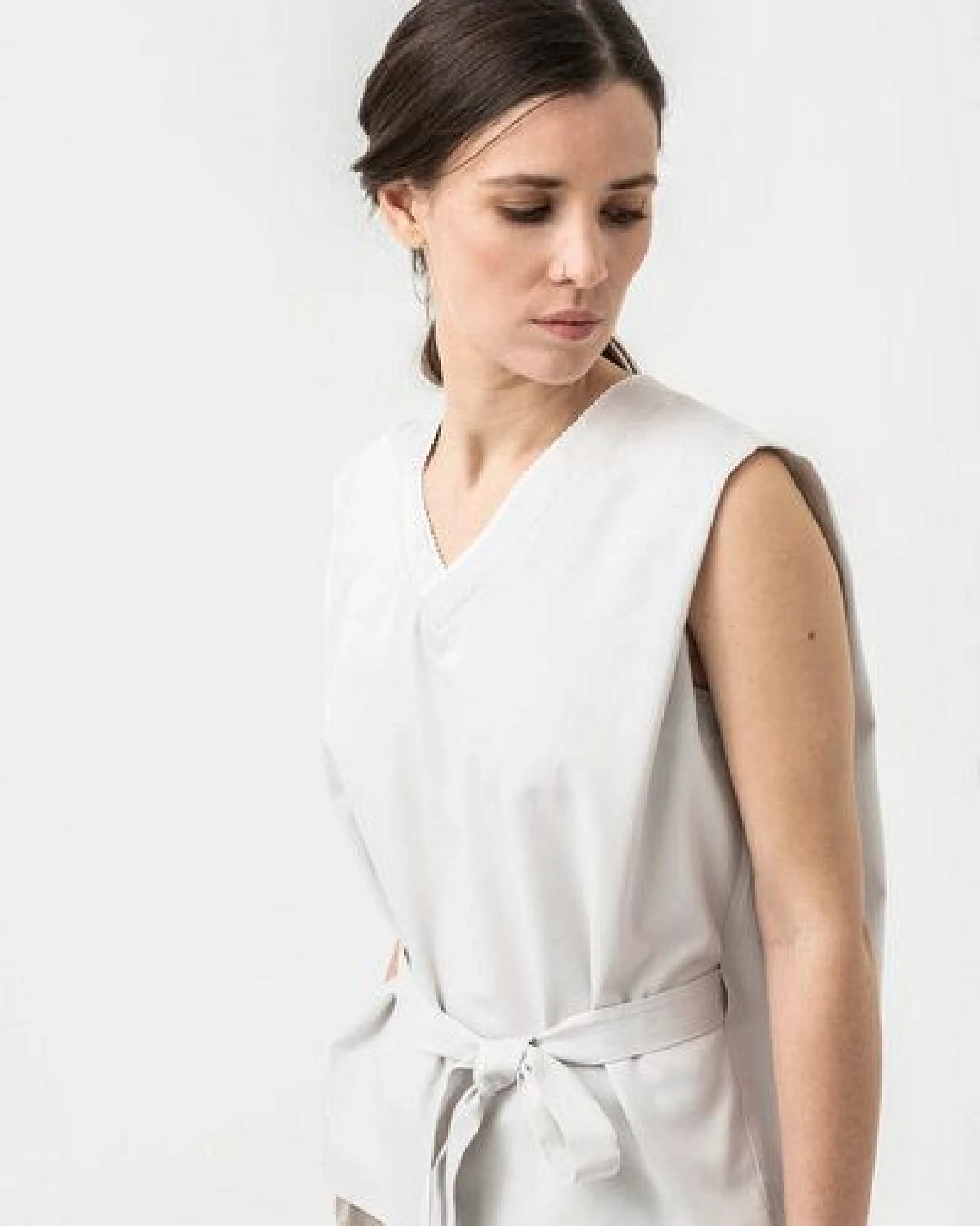 Grenz/gang Damen Bluse LUNA aus kontrolliert biologischer Baumwolle – Ansicht 3