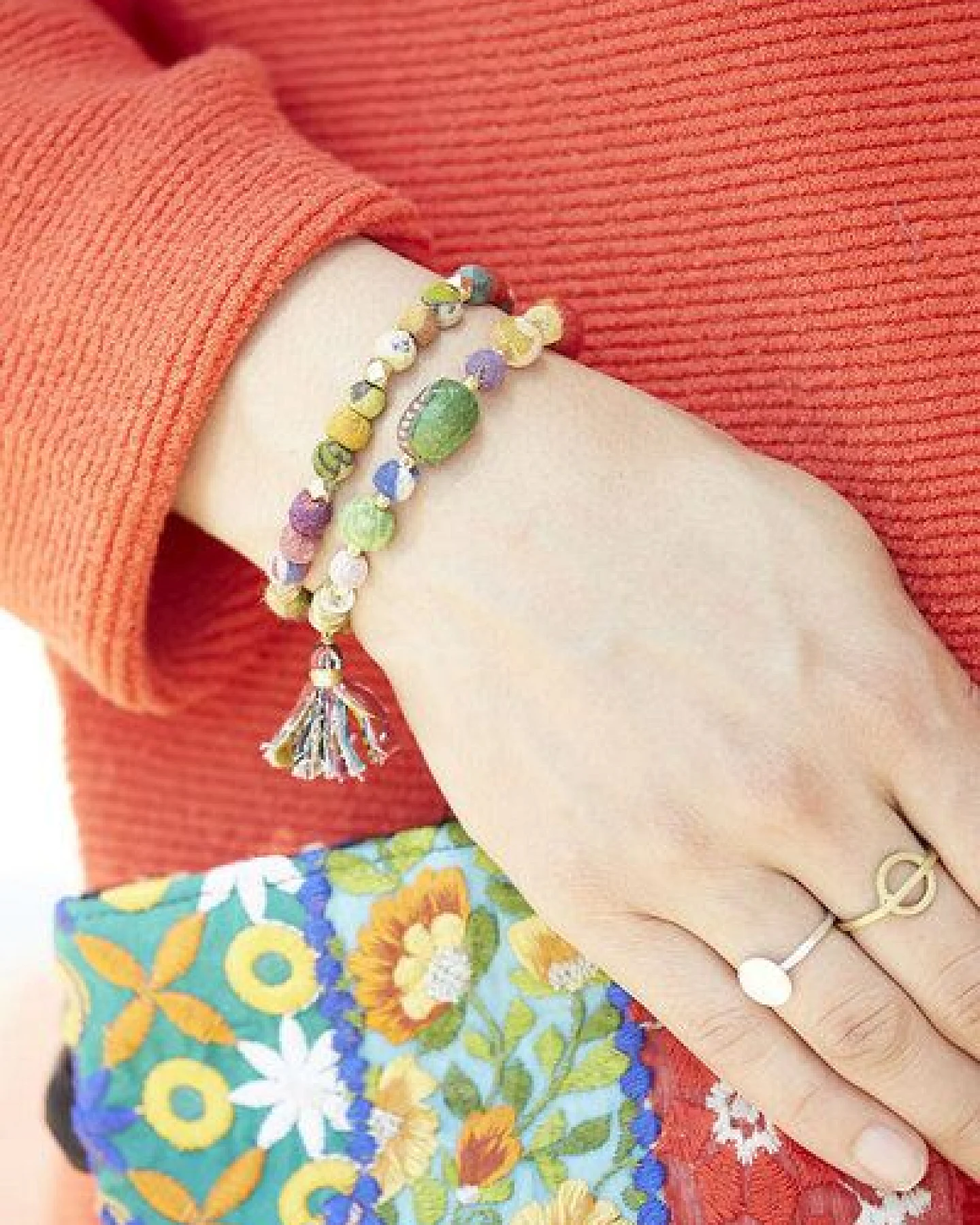 Worldfinds Kantha Armband Aria – Ansicht 2