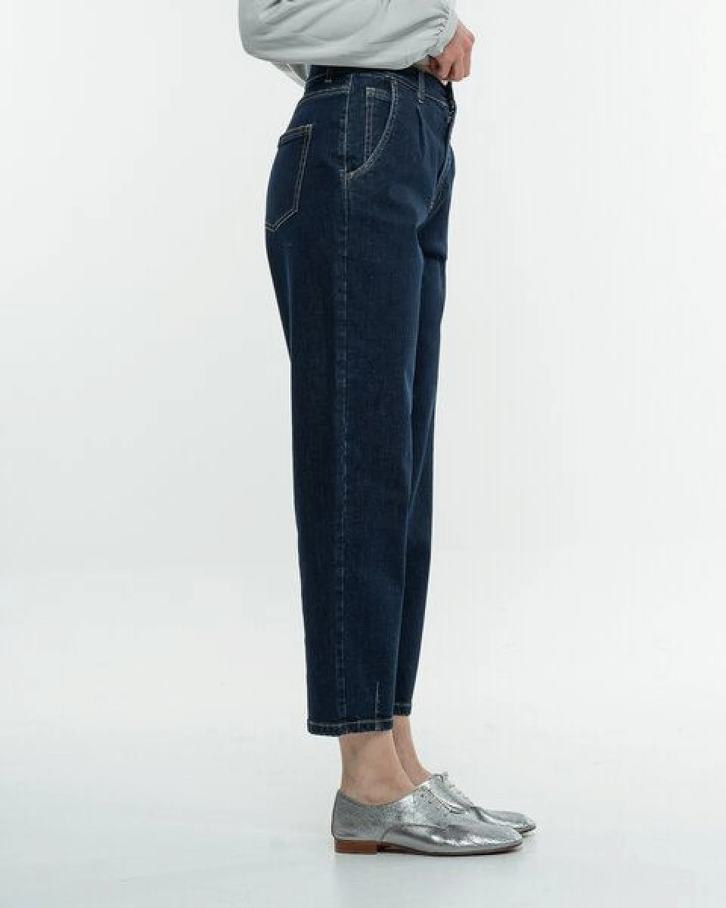 Alma & Lovis High Waist Jeans aus Bio-Baumwolle – Ansicht 4
