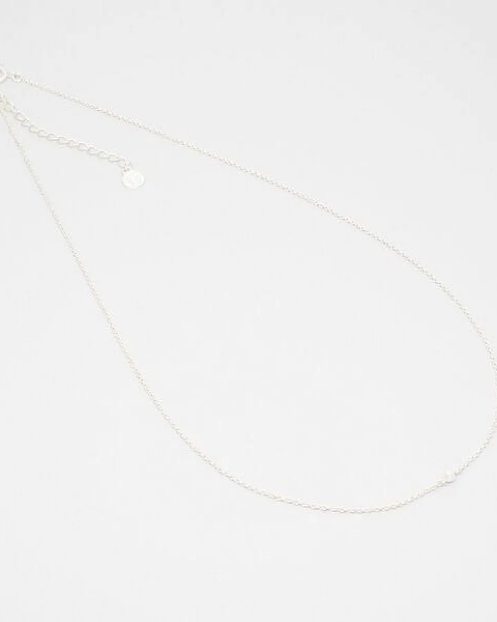 fejn jewelry Kette 'single pearl'