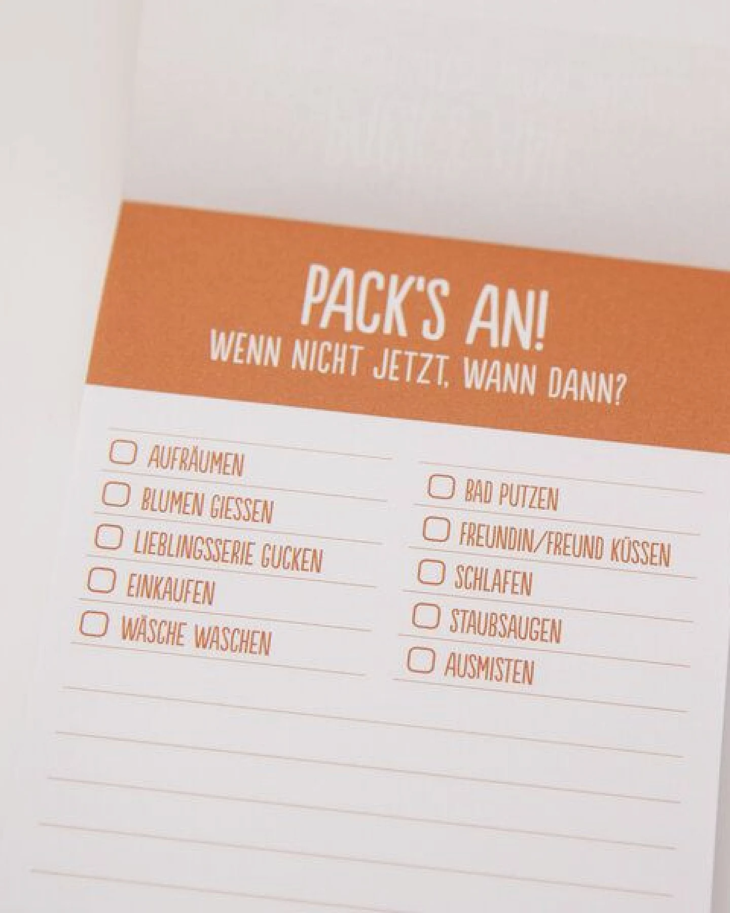 päfjes Viel zu Stemmen? Pack’s an! - Notizblock mit Bär&Fisch - 100 Seiten – Ansicht 2