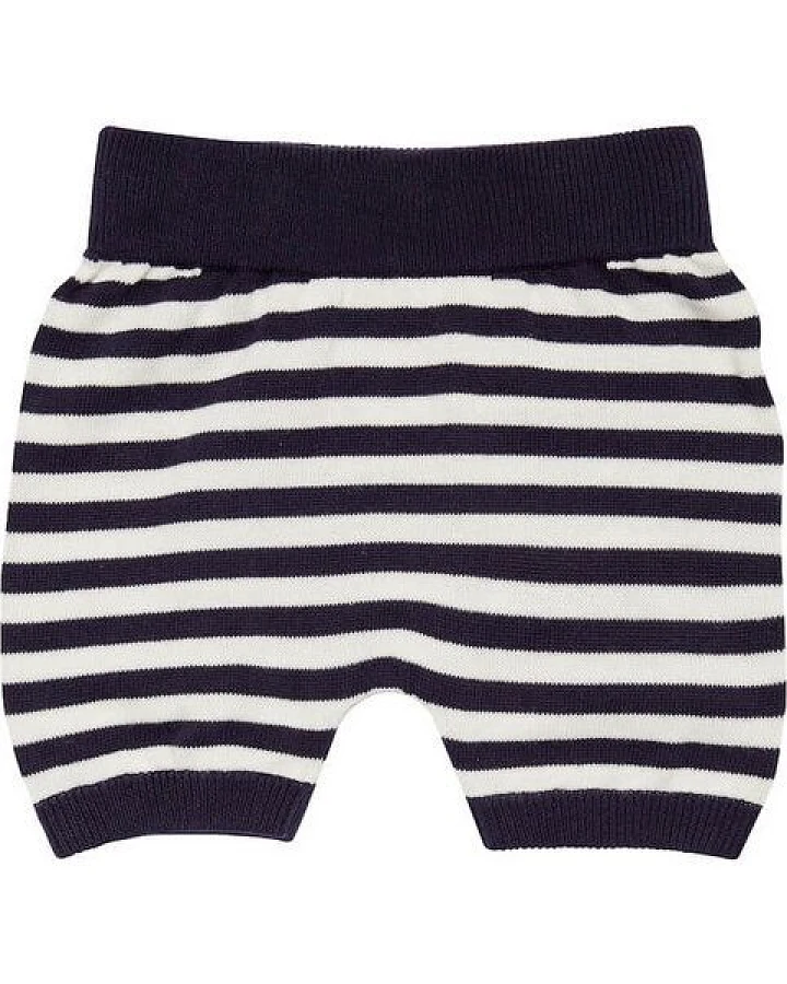 sense-organics Baby Shorts *Lu Streifen gelb/weiss o. navy/weiss* Strick GOTS Sense Organics
