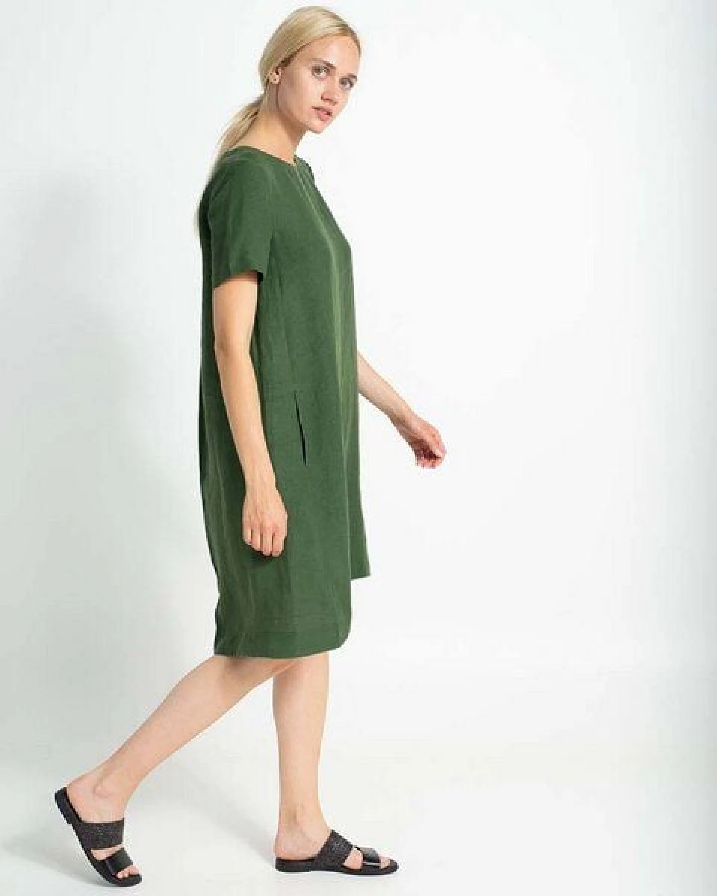 Alma & Lovis Sommerkleid aus Leinen 'Linen Dress' – Ansicht 2