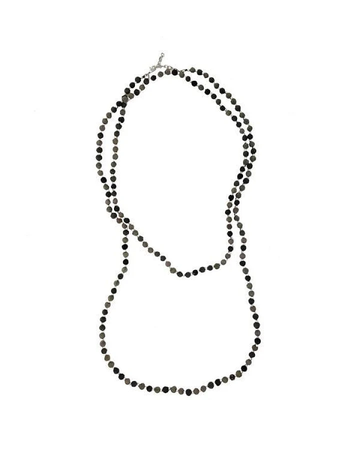 Worldfinds Kantha Noir long Necklace