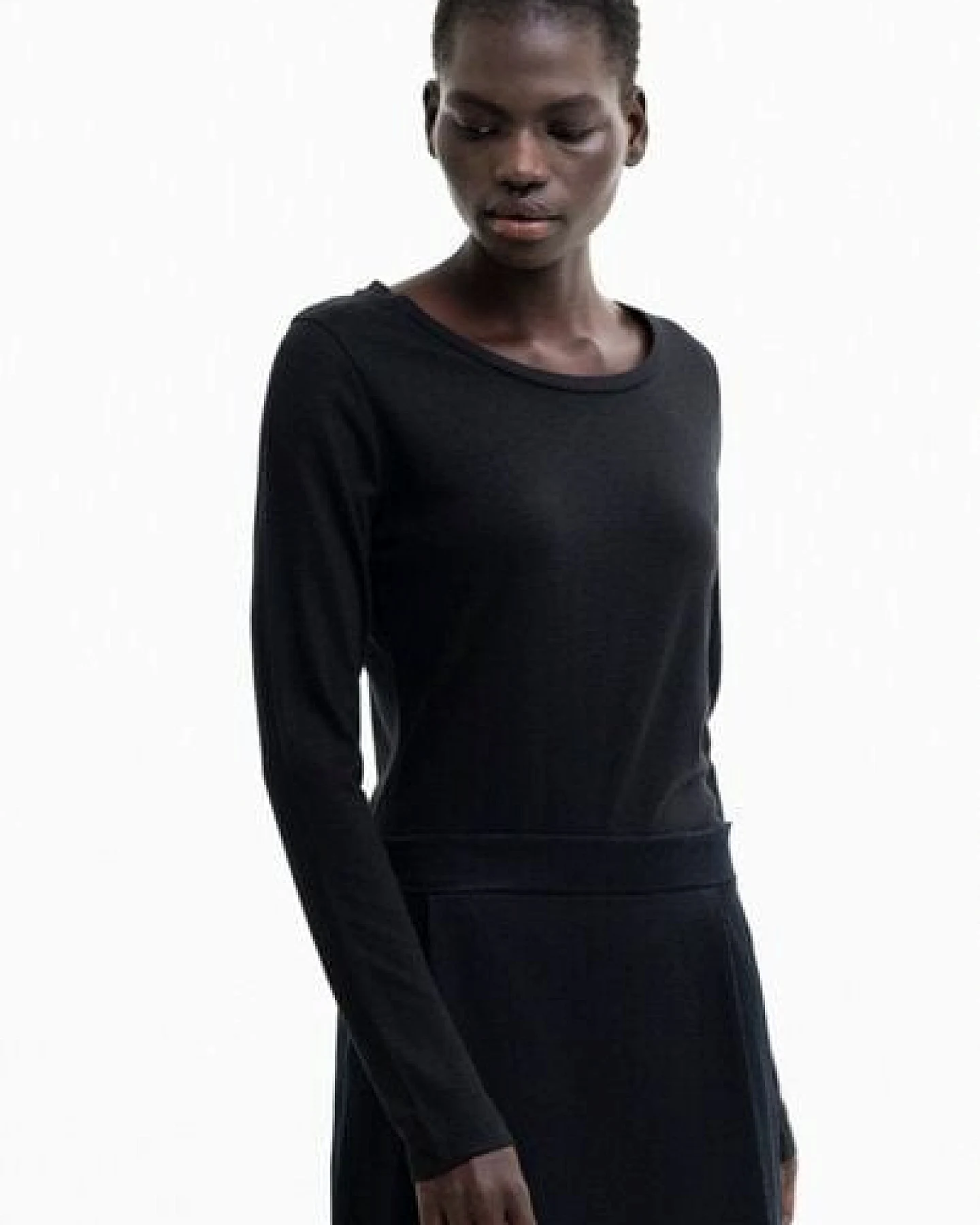 SHIPSHEIP MISTY - Damen Langarmshirt aus TENCEL Lyocell Woll Mix – Ansicht 2