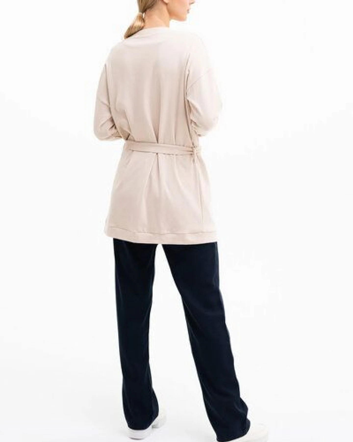 SHIPSHEIP BELTED CARDIGAN - Damen Cardigan aus Bio-Baumwoll Mix – Ansicht 2