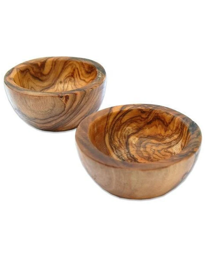 Olivenholz erleben 6er Set Eierbecher PICCOLO aus Olivenholz