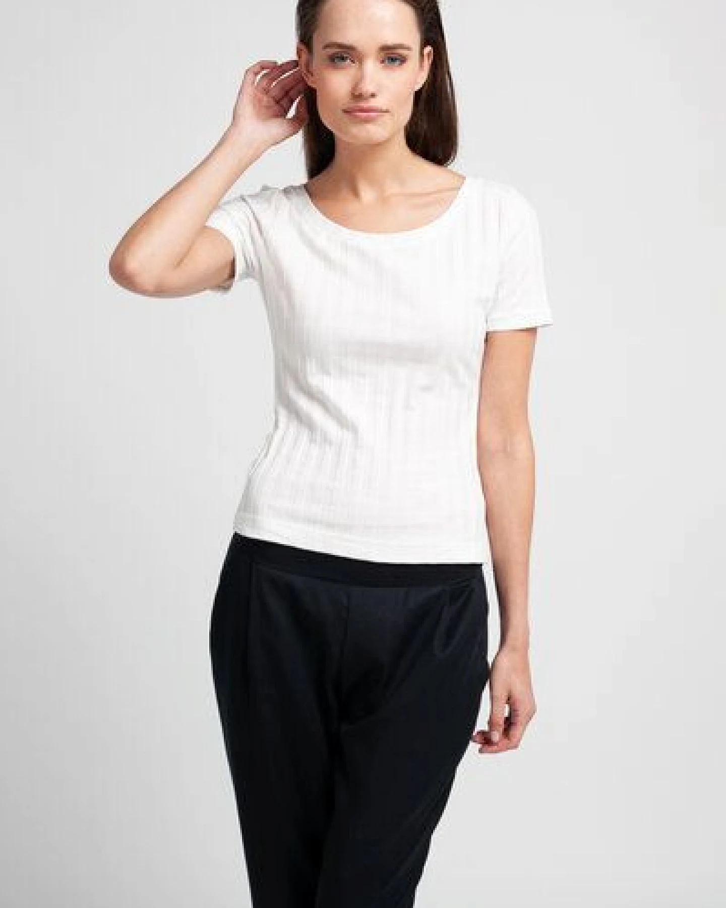 SHIPSHEIP CORA - Damen Shirt in Ripp-Optik aus Bio-Baumwolle – Ansicht 3