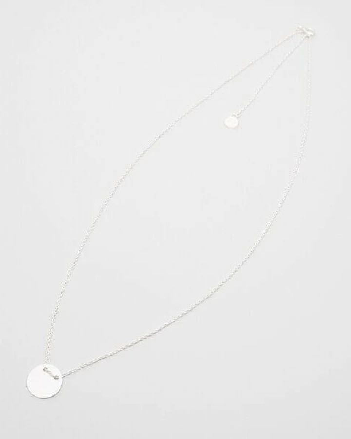 fejn jewelry Kette 'satin disc'