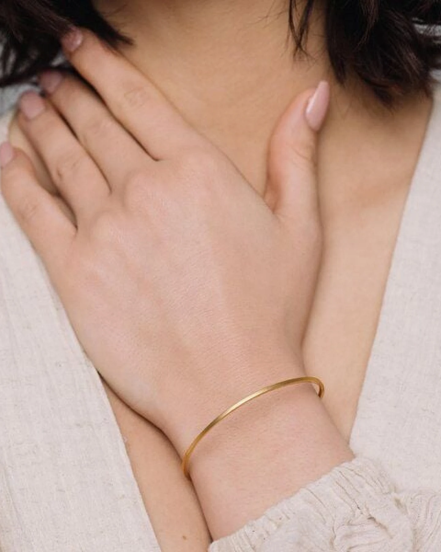 fejn jewelry Armcuff 'satin' – Ansicht 2