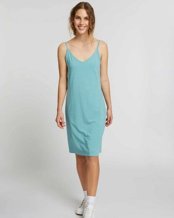 ThokkThokk Damen Trägerkleid Nachhaltig Fair