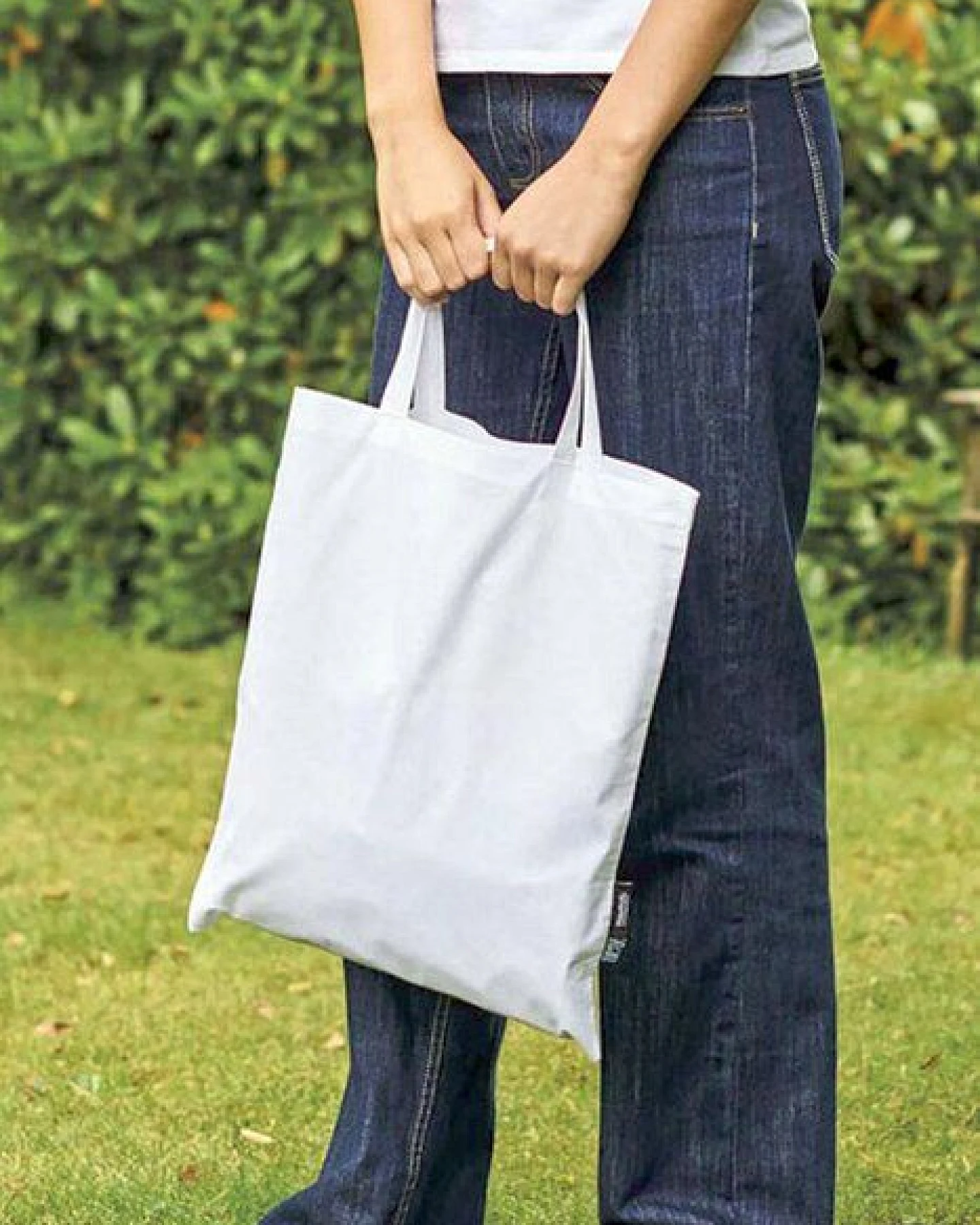 Neutral® Baumwolltasche Einkaufstasche Shopper Kurze Henkel – Ansicht 2