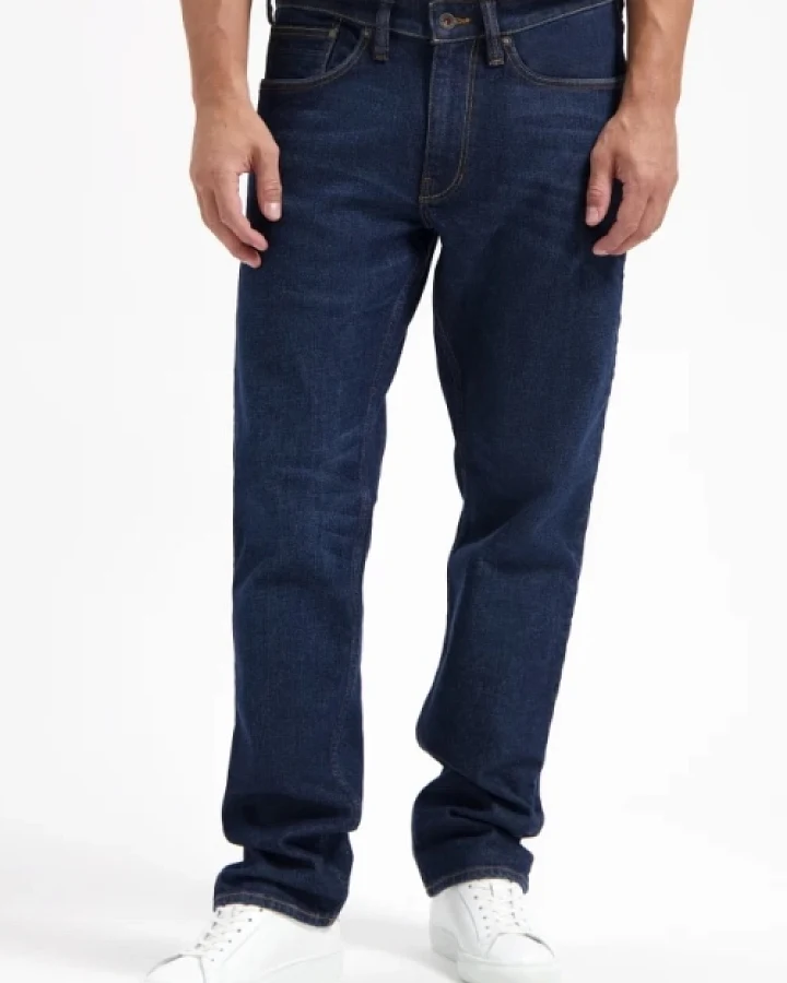Kuyichi Herren vegan Jeans Scott Regular Basic Blau