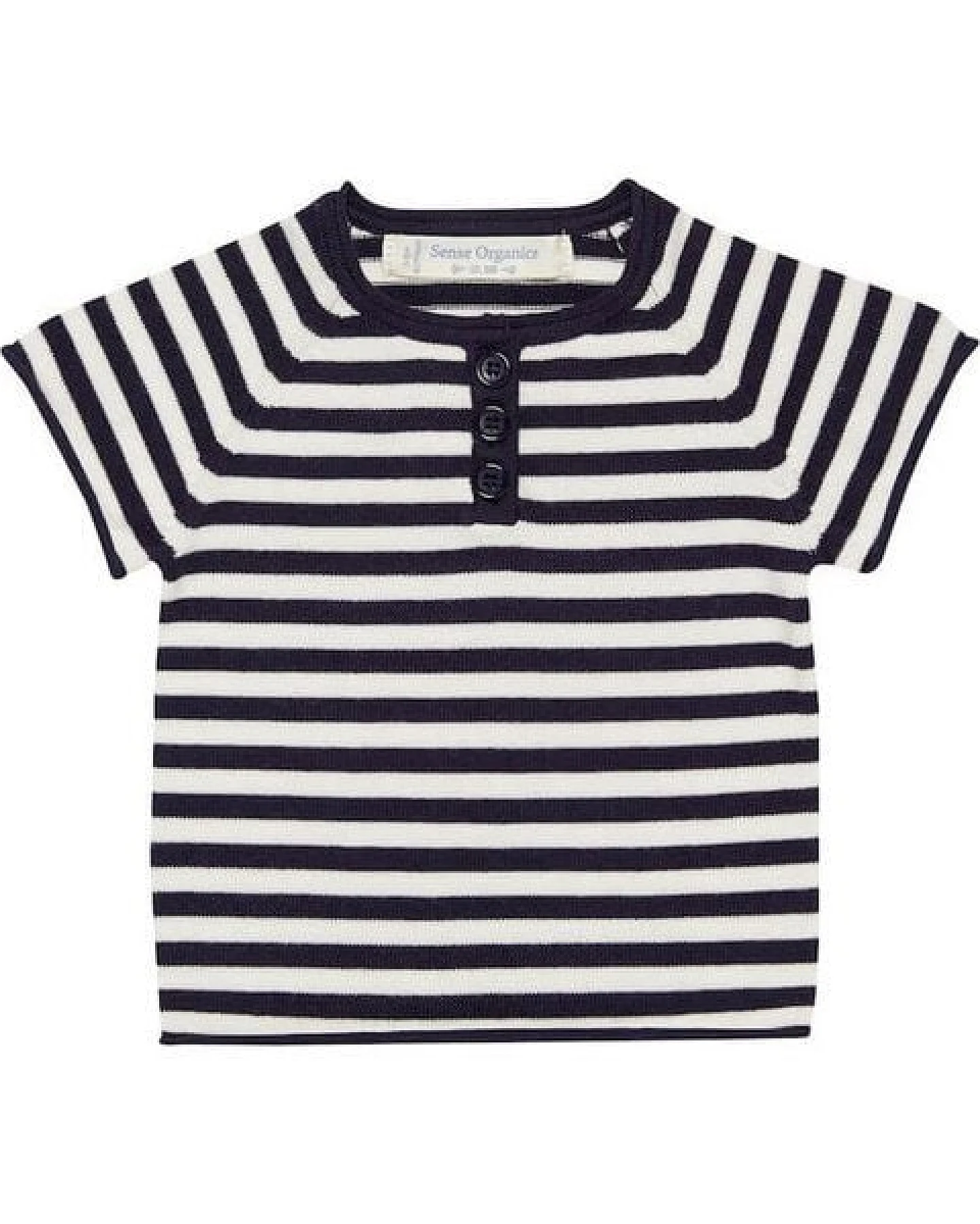 sense-organics Baby Strick Shirt * Rene gelb; navy * GOTS zertifiziert Sense Organics – Ansicht 3