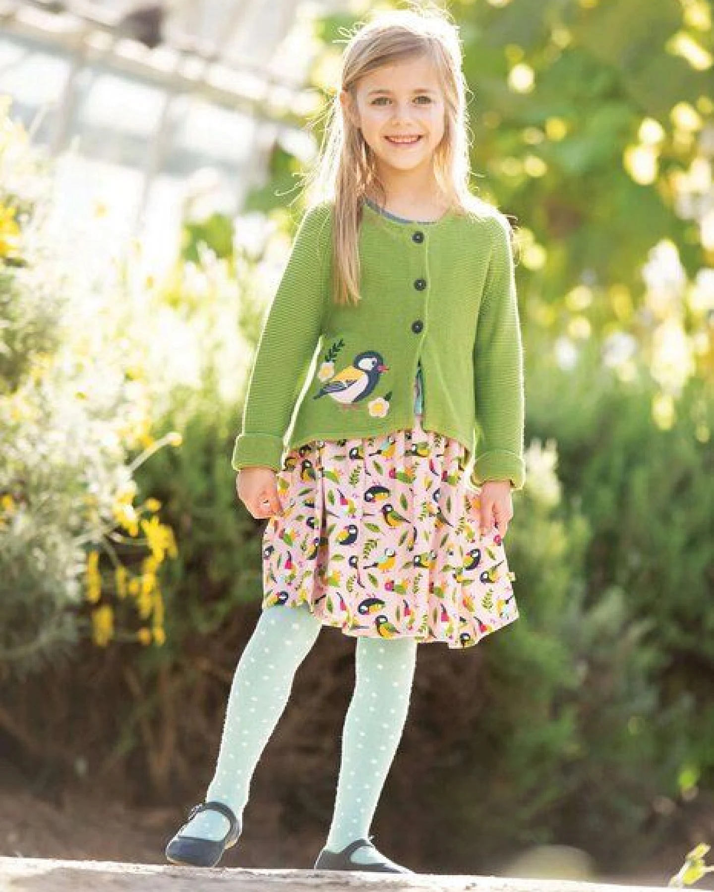 Strumpfhose Bio *Snowy Spot* – Ansicht 4