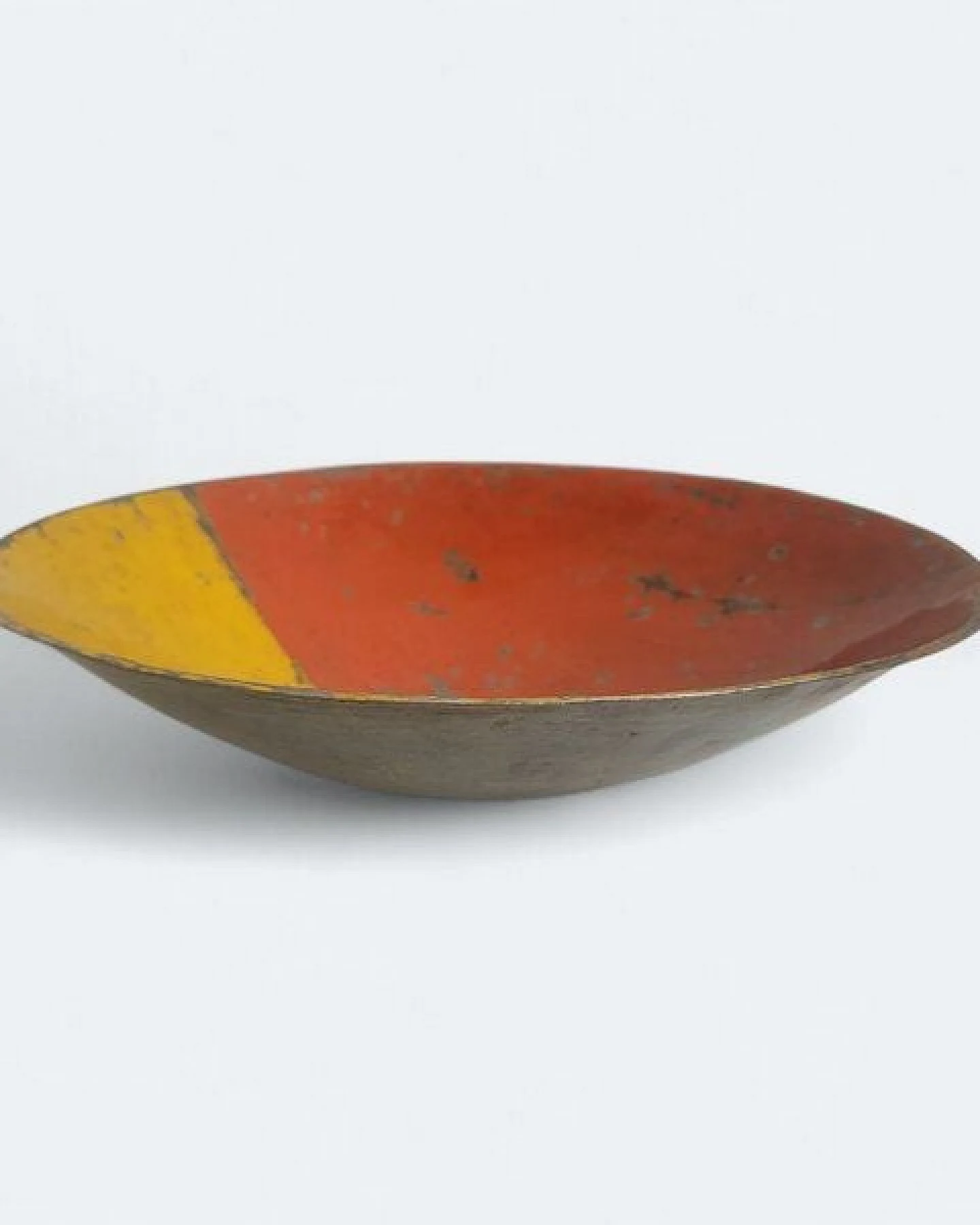 Moogoo Creative Africa Kleine Schale aus recycelten Ölfässern ca. 30 cm Industrial Design Upcycling – Ansicht 4