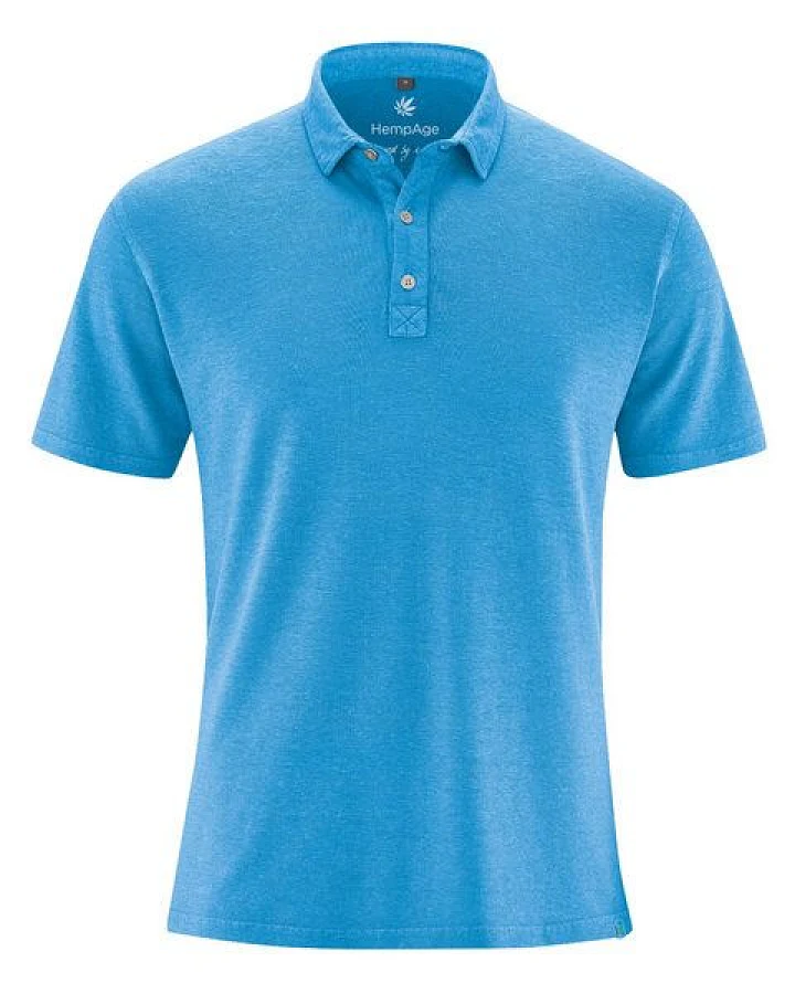 HempAge Herren Poloshirt Hanf/Bio-Baumwolle