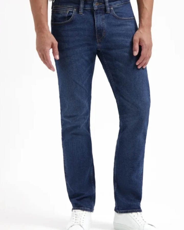 Kuyichi Herren vegan Jeans Nick Straight Basic Blau