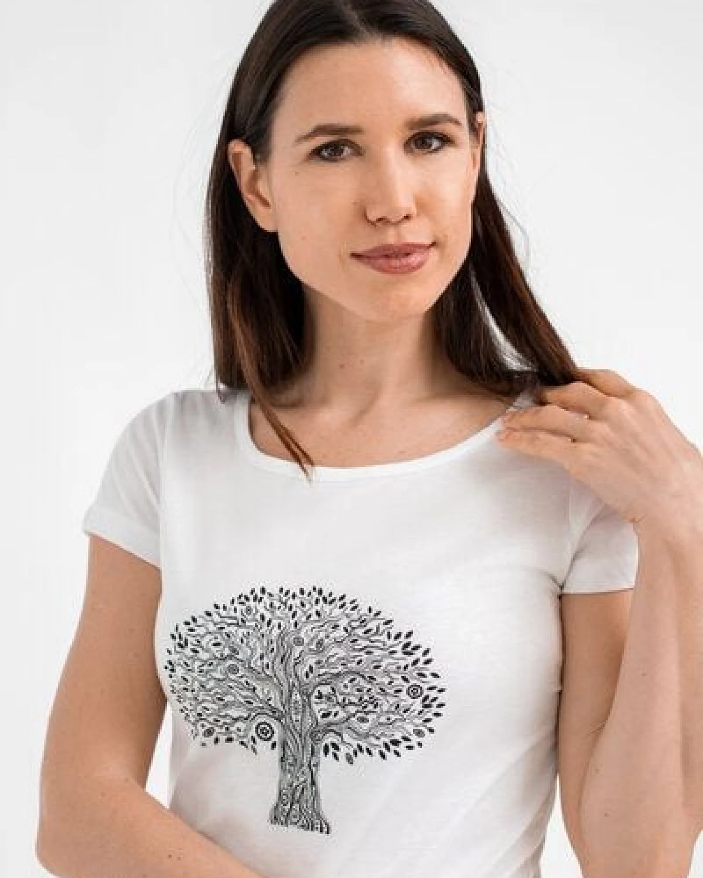 Brandless Basic Bio T-Shirt (ladies) Nr.2 tree life GOTS 155g/m² – Ansicht 3
